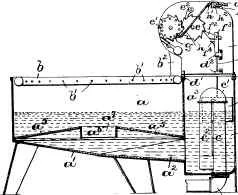 Patent drawing for the Dorticus photograph washing machine
